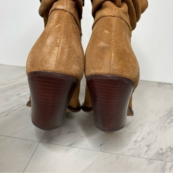 Vince Camuto Nerlinji Brown Suede Bootie 8 1/2 M - Picture 4 of 15
